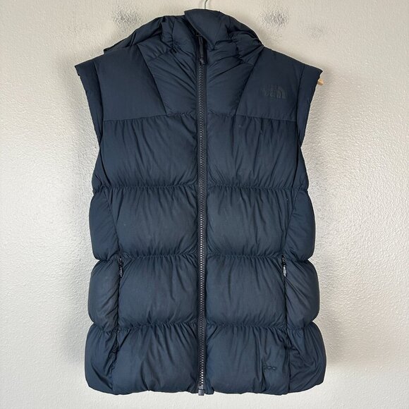 The North Face Womens Small Down Puffer Vest Barneys New York Insulated Black - Picture 3 of 9